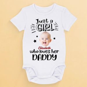 Photo personnalisée Un petit bout de paradis envoyé sur terre - Body bébé personnalisé pour la famille - Cadeau de fête des pères, cadeau de baby shower, cadeau pour premier papa