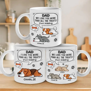 La vie est meilleure avec un chien à vos côtés - Mug personnalisé avec effet gonflable 3D - Cadeau pour les propriétaires et les amoureux des animaux
