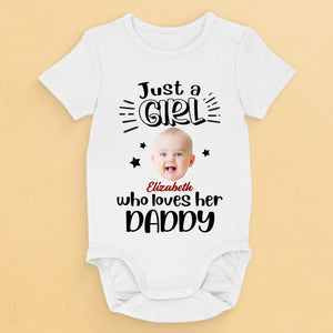 Photo personnalisée Un petit bout de paradis envoyé sur terre - Body bébé personnalisé pour la famille - Cadeau de fête des pères, cadeau de baby shower, cadeau pour premier papa