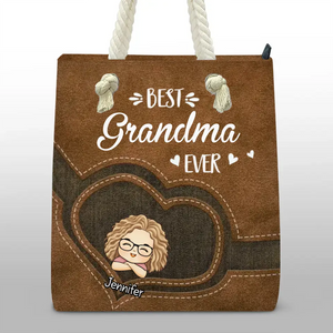 Chaque maison a besoin d'une grand-mère - Sac de plage personnalisé pour la famille - Cadeau pour maman, grand-mère