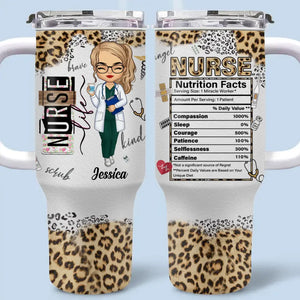 Les infirmières sont toujours là - Gobelet personnalisé en acier inoxydable de 40 oz avec poignée - Cadeau d'appréciation, de remerciement, de vie d'infirmière, de vie de médecin