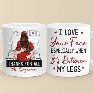Votre sourire me fait sourire - Tasse personnalisée pour couple - Cadeau pour mari et femme, anniversaire
