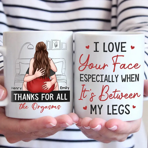 Votre sourire me fait sourire - Tasse personnalisée pour couple - Cadeau pour mari et femme, anniversaire