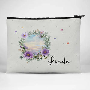 L'amour est beau, l'amitié est meilleure - Trousse de maquillage personnalisée Bestie - Cadeau pour meilleures amies, meilleures amies, sœurs