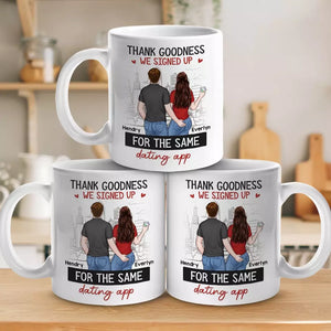 Tu es mon destin - Tasse personnalisée pour couple - Cadeau pour mari et femme, anniversaire