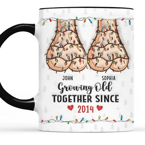 Let's Be Weird And Wonderful Together - Couple Personalized Custom 3D Inflated Effect Printed Accent Mug - Gift For Husband Wife, Anniversary