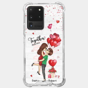 Tu es ma plus grande aventure - Coque de téléphone transparente personnalisée pour couple - Cadeau pour mari, femme, anniversaire, LGBTQ+