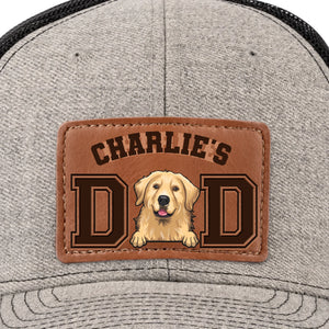 Queues qui remuent pour ce type ! Chapeau en cuir personnalisé pour chien ! Cadeau pour la fête des pères, pour les propriétaires d'animaux et les amoureux des animaux.