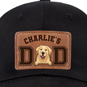 Queues qui remuent pour ce type ! Chapeau en cuir personnalisé pour chien ! Cadeau pour la fête des pères, pour les propriétaires d'animaux et les amoureux des animaux.