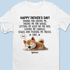 Meilleur compagnon de promenade, meilleur compagnon de câlins - T-shirt unisexe personnalisé pour chien, t-shirt premium, sweat à capuche - Cadeau pour la fête des pères, pour papa, propriétaires d'animaux, amoureux des animaux