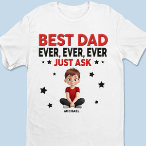 Demandez-nous, nous sommes des experts - T-shirt unisexe personnalisé pour la famille, T-shirt premium, sweat à capuche - Fête des pères, cadeau pour papa, grand-père