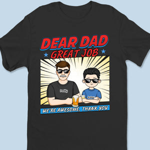 À la santé de papa ! T-shirt unisexe personnalisé pour la famille, t-shirt premium, sweat à capuche ! Cadeau pour la fête des pères, papa, grand-père