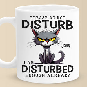 Mug personnalisé « Cranky Cat Club » - Cadeau pour vous, vos meilleurs amis, vos sœurs, votre famille et vos collègues