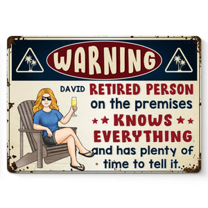 No Work, Just Lectures - Coworker Personalized Custom Home Decor Metal Sign - House Warming Gift, Appreciation, Retirement Gift For Coworkers, Work Friends, Colleagues
