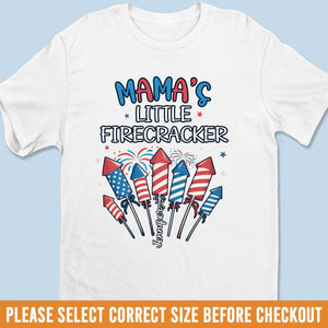 Petite ambiance pétard - T-shirt unisexe personnalisé pour la famille, t-shirt premium, sweat à capuche - 4 juillet, cadeau pour maman, grand-mère