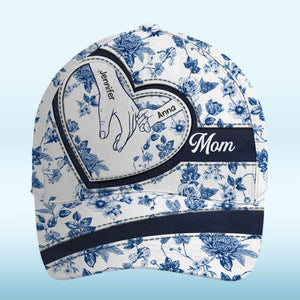 Chapeau personnalisé, casquette classique à imprimé intégral – Cadeaux d'anniversaire personnalisés pour maman et grand-mère – Grand-mère, reine de nos cœurs
