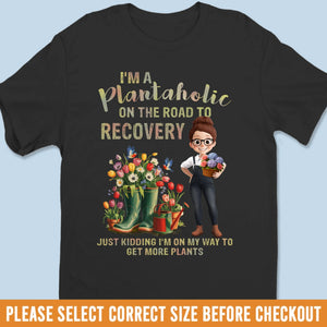T-shirt unisexe personnalisé, t-shirt premium, sweat à capuche – Cadeaux de jardinage personnalisés pour jardiniers – Les plantes sont mon langage d'amour