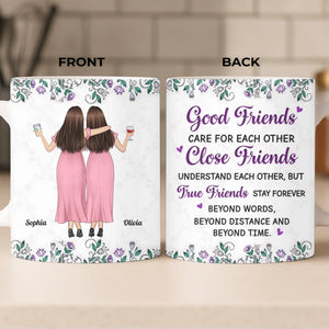 Custom Mug - Personalized Best Friend Birthday Gifts For Women, Besties, Sisters, BFF - Forever My Favorite Chaos Crew