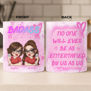 Custom Mug - Personalized Best Friend Birthday Gifts For Women, Besties, Sisters, BFF - Heart Talks Only