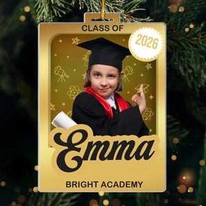 Custom Photo Toy Box Acrylic Ornament - Personalized Christmas Graduation Gifts For Him, Her - From Here You Rise