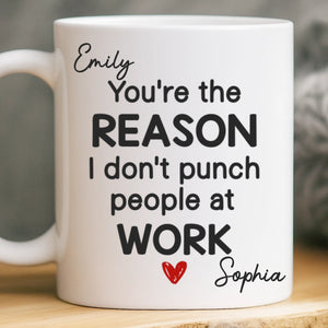 Custom Mug - Personalized Birthday Gifts For Coworker, Work Bestie - Working With You Is A Delight