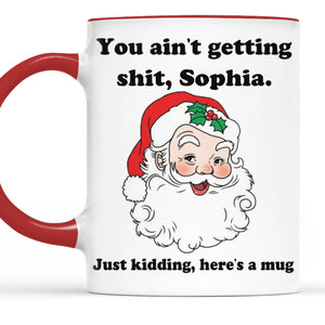 Custom Accent Mug - Personalized Christmas Funny Gifts For Best Friends, Family, Coworker, Work Bestie - Too Cute To Function