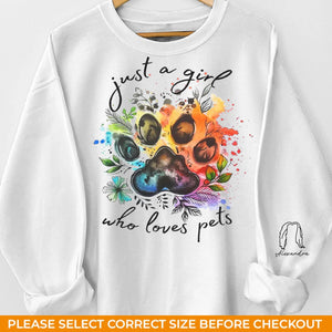 When I Needed A Hand, I Found A Paw - Dog & Cat Personalized Custom Unisex Sweatshirt With Design On Sleeve - Gift For Pet Owners, Pet Lovers