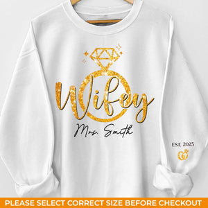 Tu es ma personne - Sweat-shirt unisexe personnalisé avec motif sur la manche - Cadeau pour mari et femme, anniversaire
