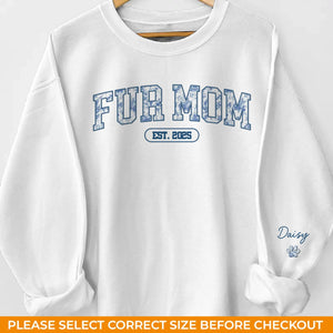 Custom Unisex Sweatshirt, Hoodie With Design On Sleeve - Personalized Christmas Birthday Gifts For Dog Cat Lovers, Dog Dad And Mom, Cat Owners - Pawrent Life Chosen