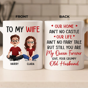 Custom Mug - Personalized Anniversary Wedding Gifts For Husband And Wife, Him And Her - You Me All The Way