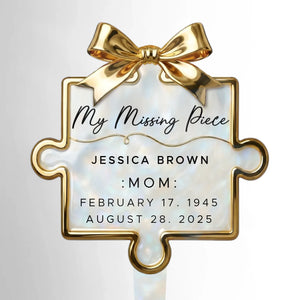 Custom Stain Glass Style Acrylic Garden Stake - Personalized Memorial Sympathy Gifts For Loss Of Mom, Dad - Forever In Bloom