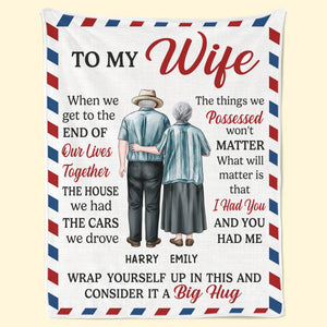 Custom Blanket - Personalized Anniversary Wedding Gifts For Husband And Wife, Him And Her - Our Love Keeps Growing