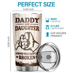 Sometimes It’s Hard To Find Words To Tell You How Much You Mean To Me - Tumbler - To My Daughter, Gift For Daughter, Daughter Gift From Dad, Birthday Gift For Daughter