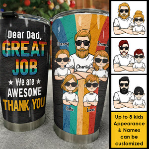 Nous sommes géniaux, excellent travail papa - Gobelet personnalisé - Cadeau pour papa