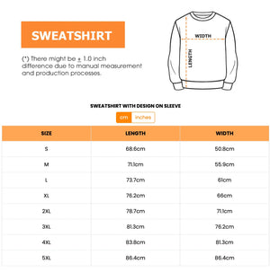 Custom Unisex Sweatshirt, Hoodie With Design On Sleeve - Personalized Gifts For Husband And Wife, Him And Her - The Love Of My Life My Wifey