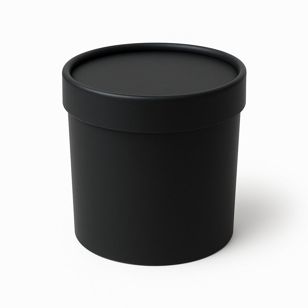Boîte pour pot en verre avec bougie LED