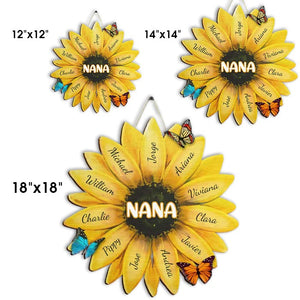 Best Mothers Day Gifts For Grandma - Mimi Nana Gifts, Grandma Gift Ideas, Gifts For Mom, Best Grandma Gifts, 50th 60th 70th 80th Grandma Birthday Gifts For Women - Sunflower Wood Sign
