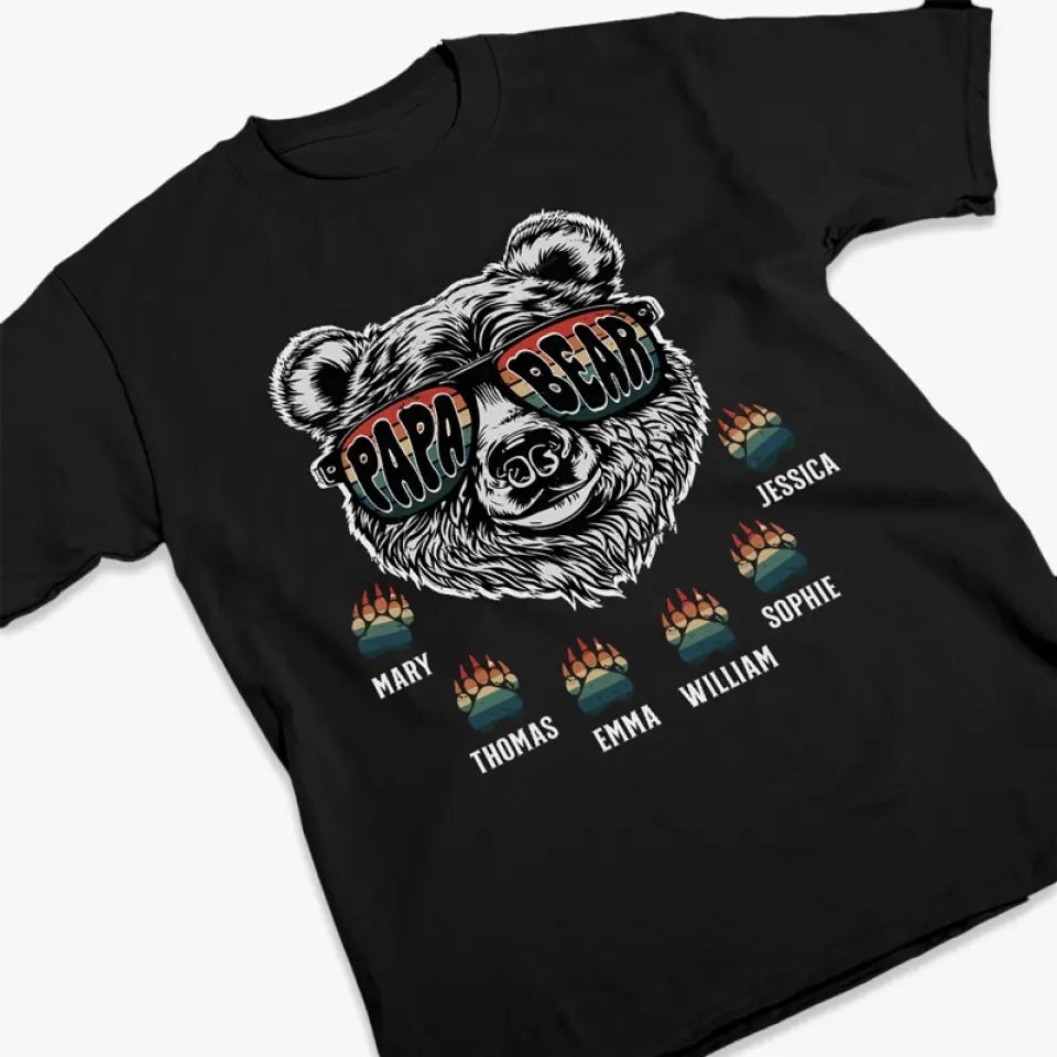 Le cœur d'un père est un chef-d'œuvre de l'art de la nature - T-shirt, sweat à capuche, sweat-shirt unisexe personnalisé pour la famille - Cadeau pour papa, grand-père