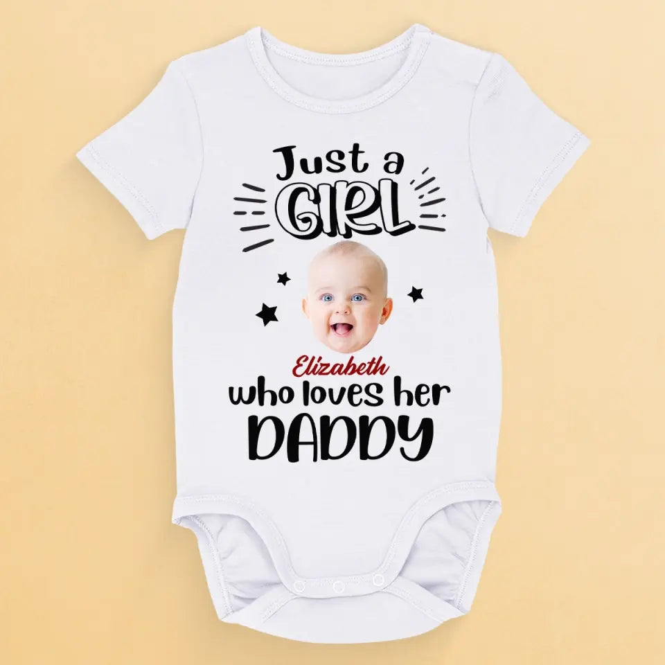 Photo personnalisée Un petit bout de paradis envoyé sur terre - Body bébé personnalisé pour la famille - Cadeau de fête des pères, cadeau de baby shower, cadeau pour premier papa