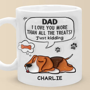 La vie est meilleure avec un chien à vos côtés - Mug personnalisé avec effet gonflable 3D - Cadeau pour les propriétaires et les amoureux des animaux