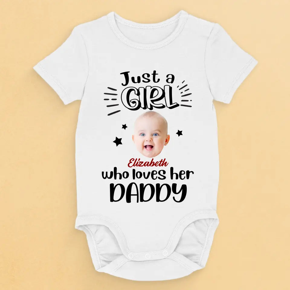 Photo personnalisée Un petit bout de paradis envoyé sur terre - Body bébé personnalisé pour la famille - Cadeau de fête des pères, cadeau de baby shower, cadeau pour premier papa