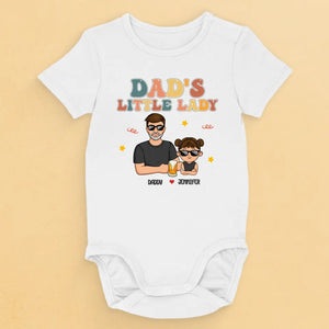 Je suis le petit bébé de papa - Body bébé personnalisé en famille - Fête des pères, cadeau de baby shower, cadeau pour premier papa, grand-père