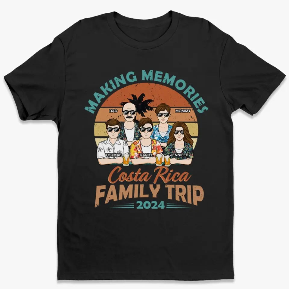 La vie est un voyage qu'il vaut mieux faire ensemble - T-shirt, sweat à capuche et sweat-shirt unisexe personnalisé pour la famille - Cadeau de vacances d'été pour les membres de la famille