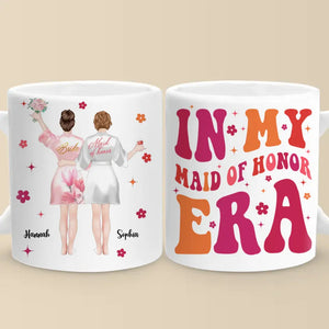 Merci d'être à mes côtés aujourd'hui et toujours - Mug personnalisé Bestie - Cadeau de mariage, cadeau de demoiselle d'honneur pour meilleures amies, BFF, sœurs
