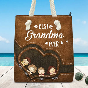 Chaque maison a besoin d'une grand-mère - Sac de plage personnalisé pour la famille - Cadeau pour maman, grand-mère