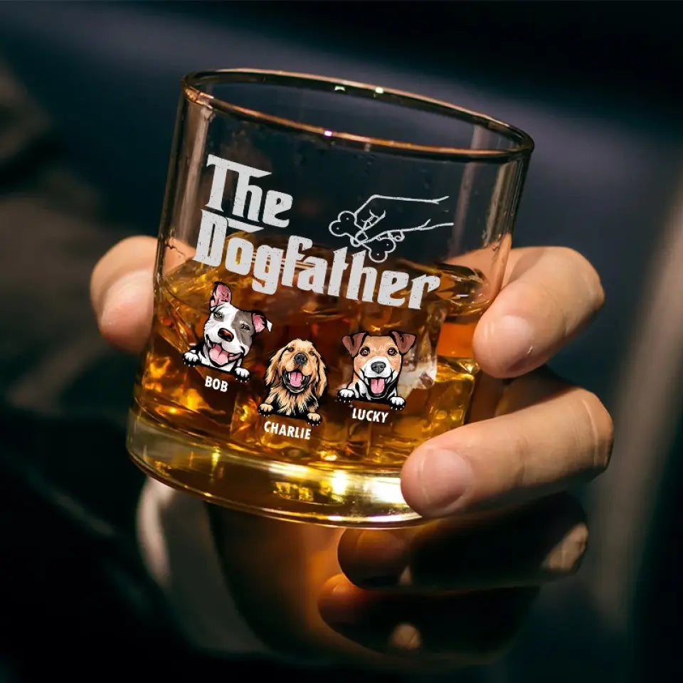 Nous sommes fiers de vous avoir - Verre à whisky personnalisé pour chien - Cadeau pour les propriétaires d'animaux de compagnie, les amoureux des animaux