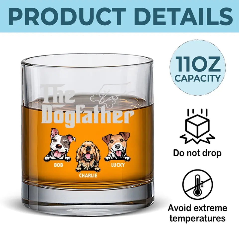 Nous sommes fiers de vous avoir - Verre à whisky personnalisé pour chien - Cadeau pour les propriétaires d'animaux de compagnie, les amoureux des animaux