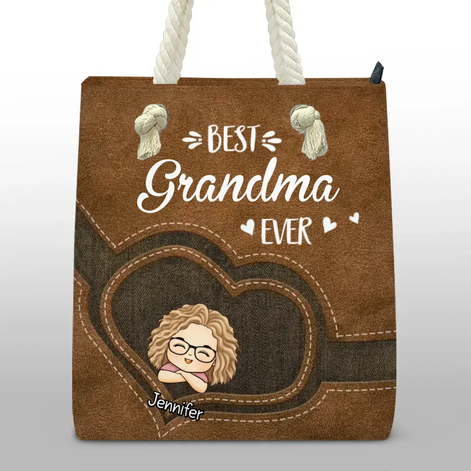 Chaque maison a besoin d'une grand-mère - Sac de plage personnalisé pour la famille - Cadeau pour maman, grand-mère