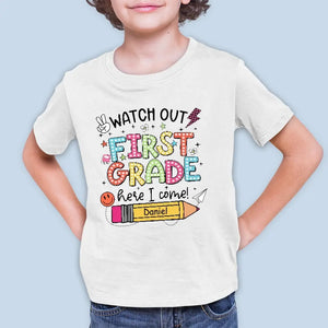 Retour à l'école, retour à la cool - T-shirt enfant personnalisé - Cadeau de rentrée pour enfant