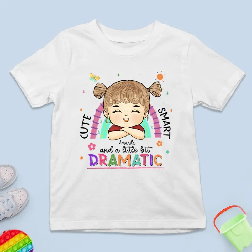 Un peu dramatique - T-shirt enfant personnalisé - Cadeau pour enfant